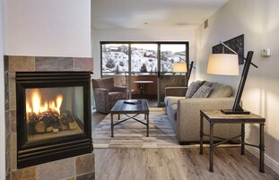 Suite, 2 Bedrooms | Living area | TV