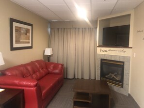 Suite, 1 grand lit, non-fumeur (Efficiency) | Salle de séjour