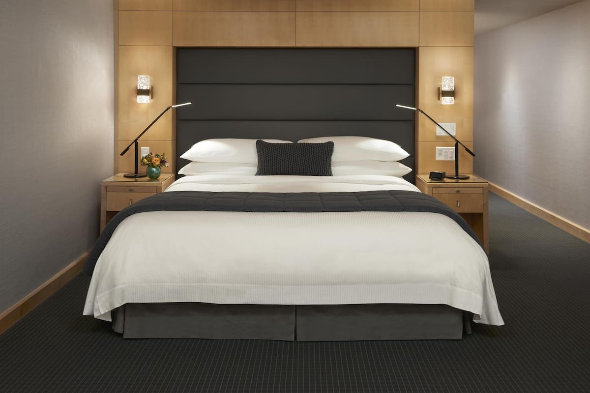 Deluxe King Room | Frette Italian sheets, premium bedding, down comforters, in-room safe