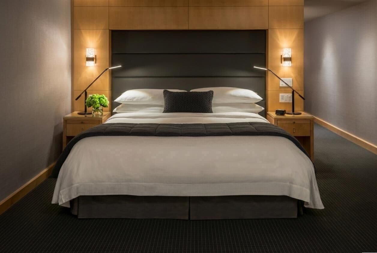 Deluxe King Room | Frette Italian sheets, premium bedding, down comforters, in-room safe