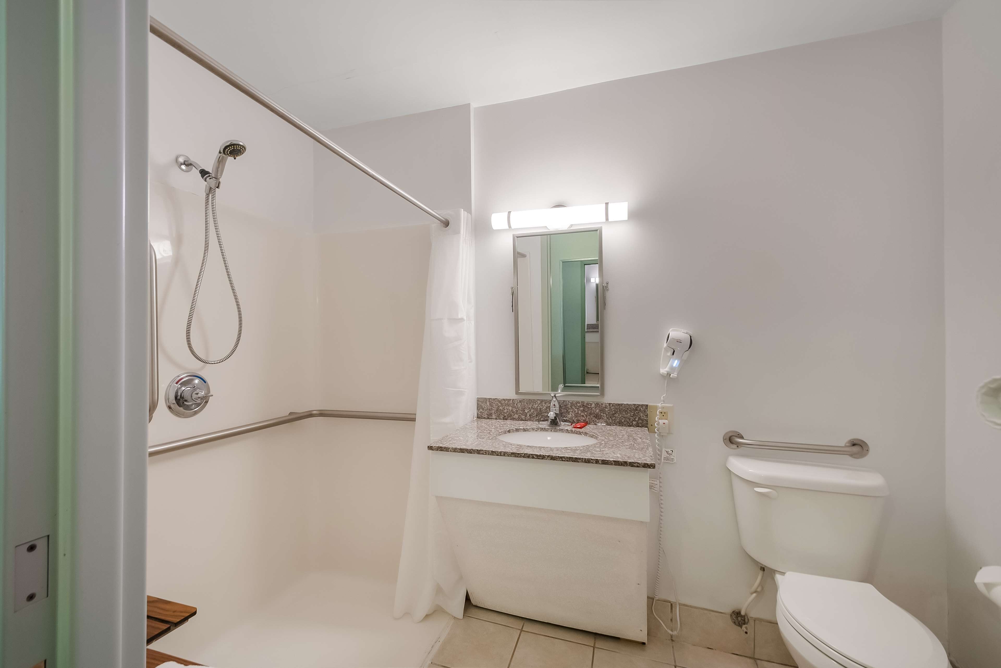 free toiletries, hair dryer, bathrobes, towels