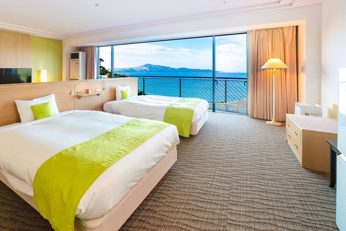 Junior Suite Japanese-Western-Style-Room - Indoor Bath - Non-Smoking | مكواة/لوح كي وواي فاي مجانًا وملاءات أسرّة