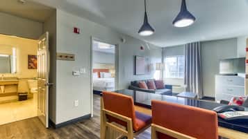 Suite, 1 Bedroom | Living area | TV, DVD player