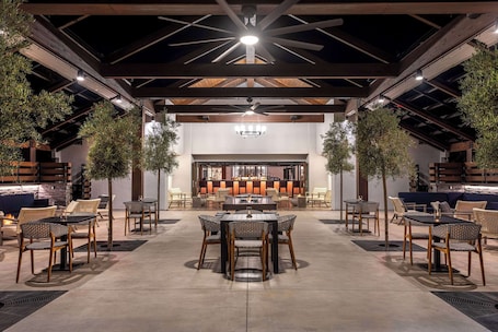 Courtyard. The Hadsten Solvang, Tapestry Collection by Hilton