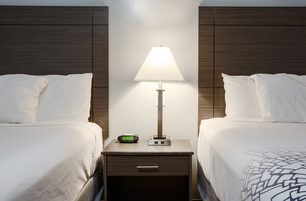 Room, 2 Queen Beds, Non Smoking, Refrigerator & Microwave