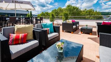 Außenbereich für Bankette