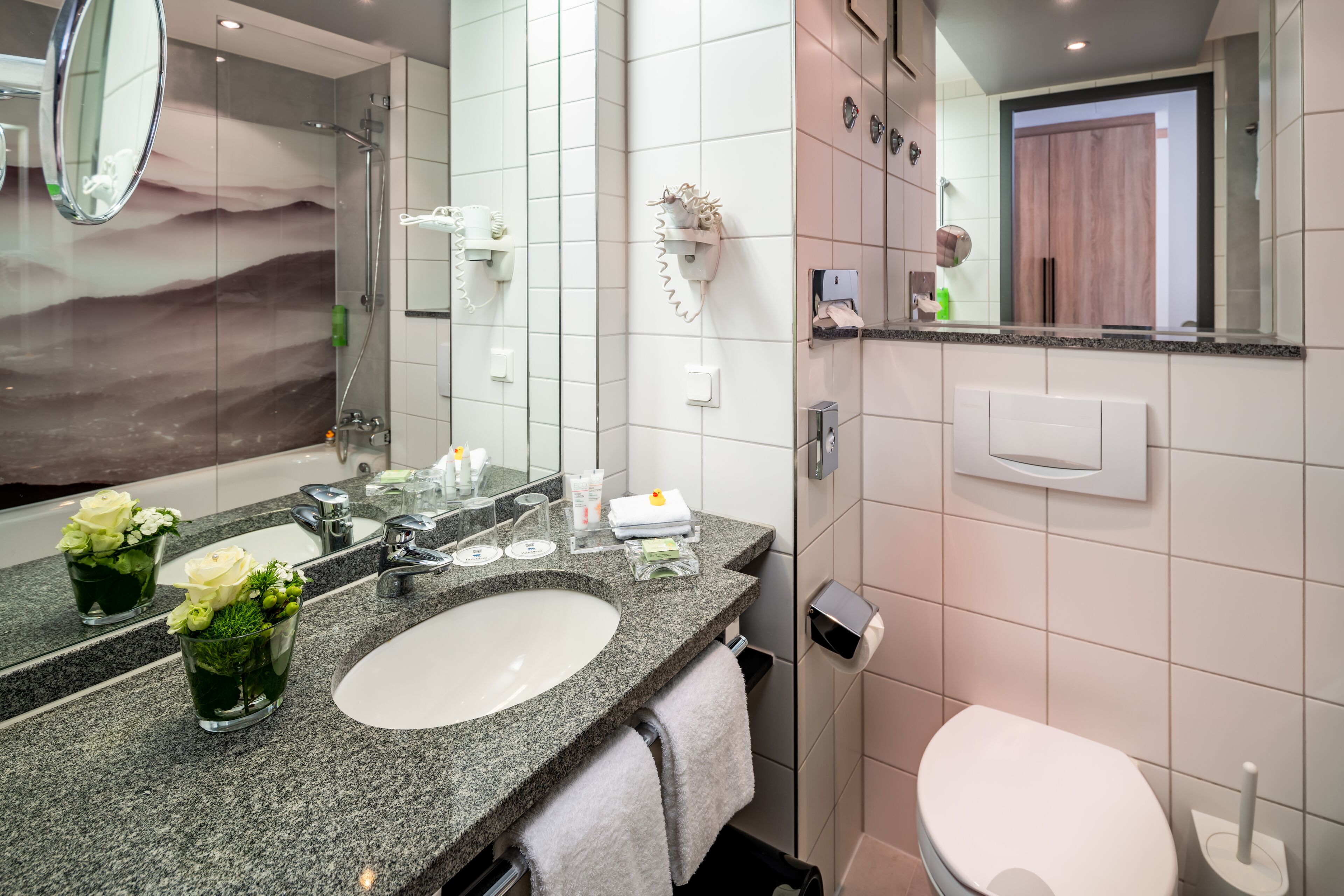 executive room | bathroom | separate bathtub and shower, free toiletries, hair dryer, towels