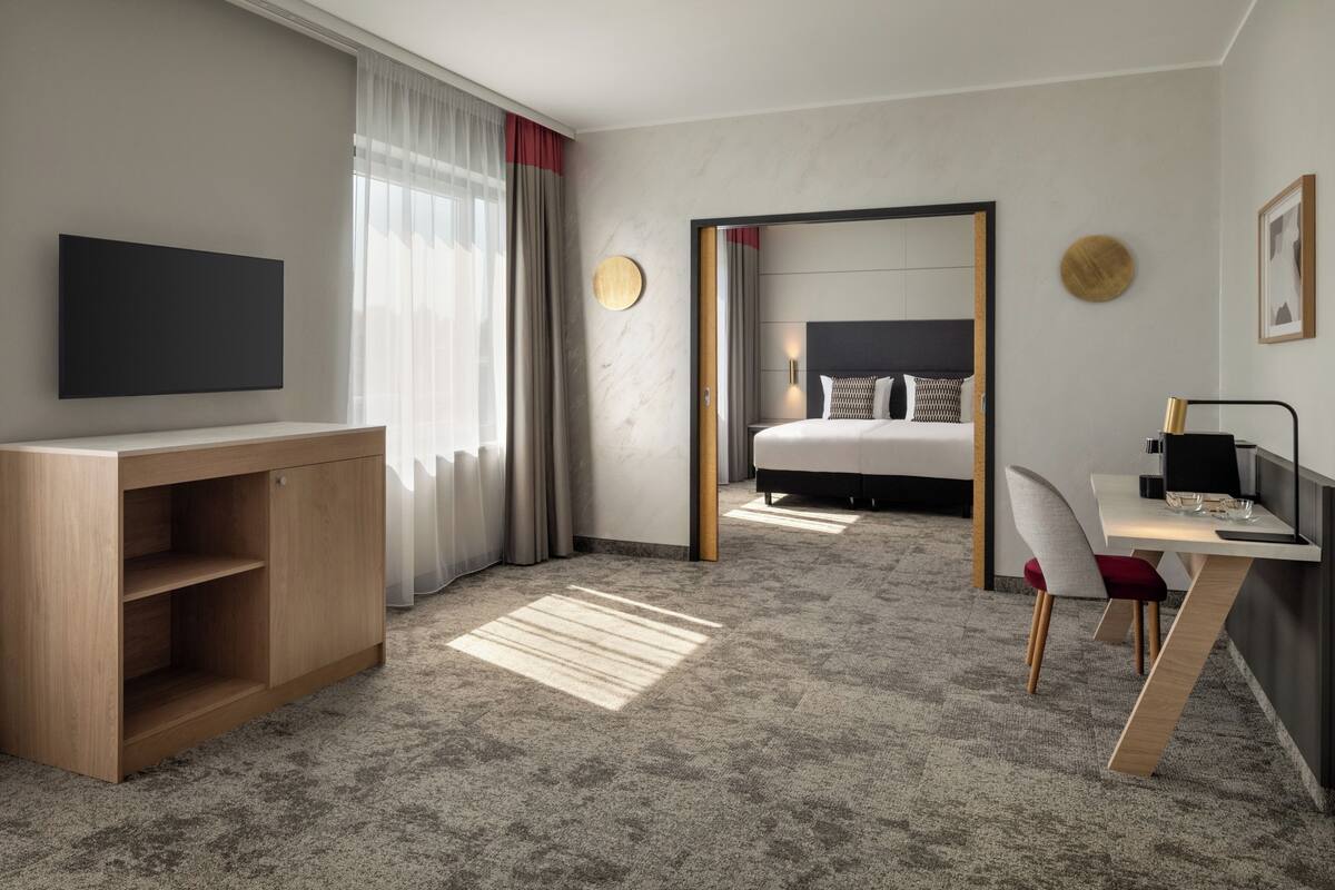 In-room safe, desk, soundproofing, free cots/infant beds