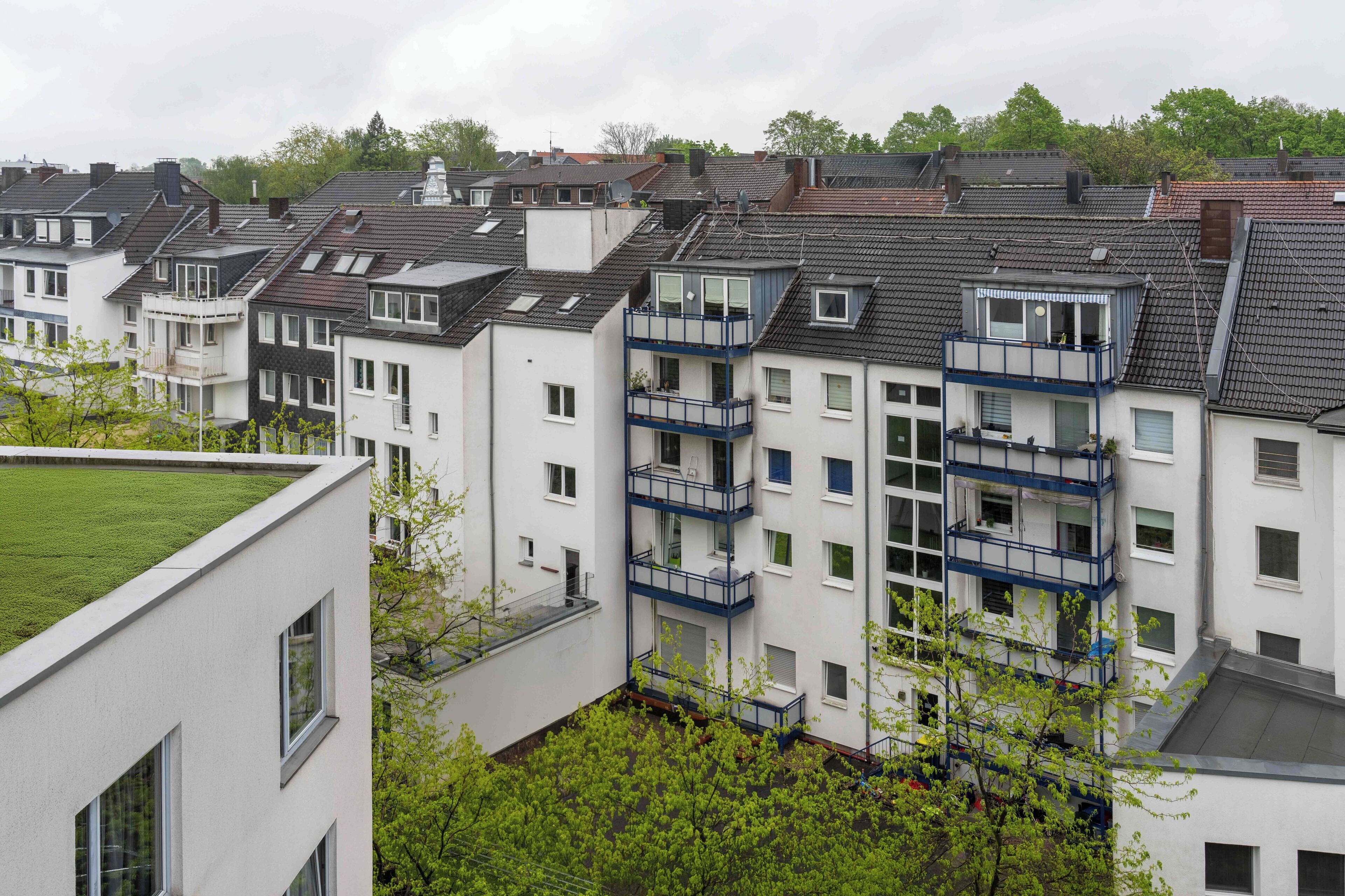 Blick von der Unterkunft