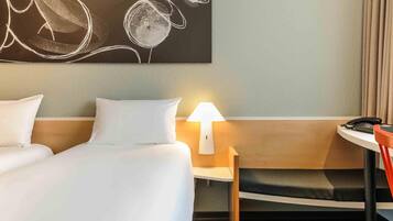 Standard Room, 2 Twin Beds | Hypo-allergenic bedding, desk, laptop workspace, soundproofing