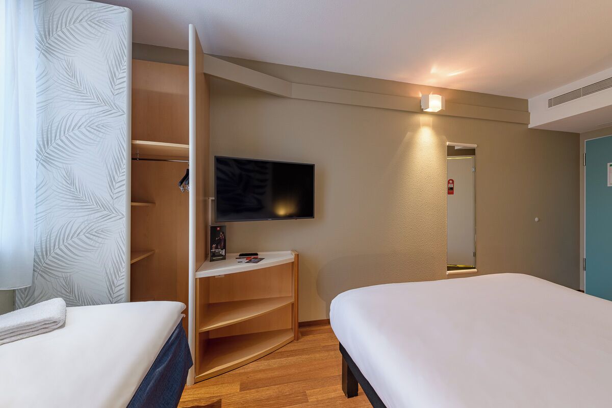 Chambre Standard, 1 lit double | Literie hypoallergénique, bureau, rideaux occultants