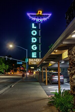 Front of property – evening/night