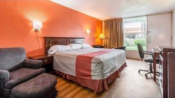 Iron/ironing board, WiFi (free), alarm clocks, bed sheets