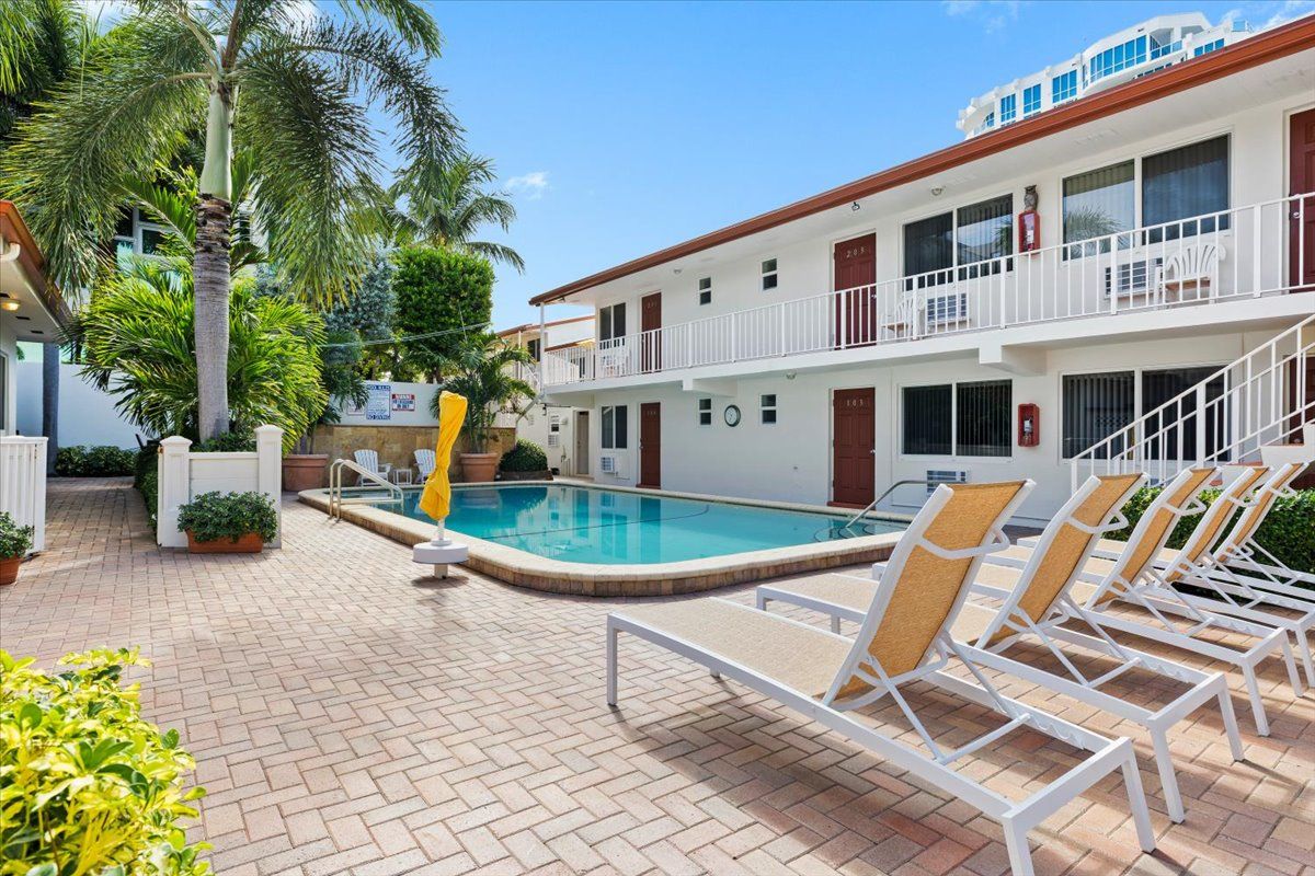 Outdoor pool, open 9:00 AM to 8:00 PM, sun loungers