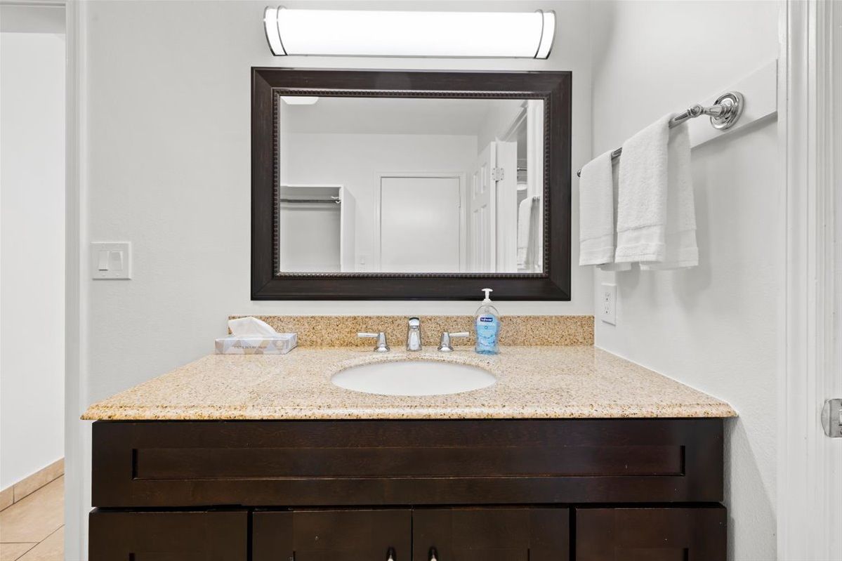 Lavabo en el baño