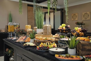Buffet déjeuner (225 ZAR par personne)