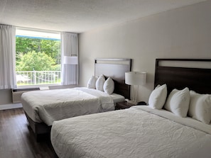 Room, 2 Queen Beds, Beachside | 1 bedroom, Egyptian cotton sheets, premium bedding, blackout drapes