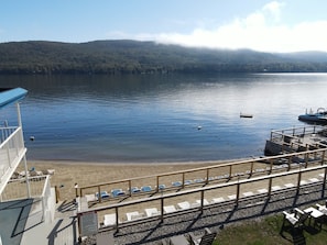 Private beach, sun-loungers, beach umbrellas, kayaking