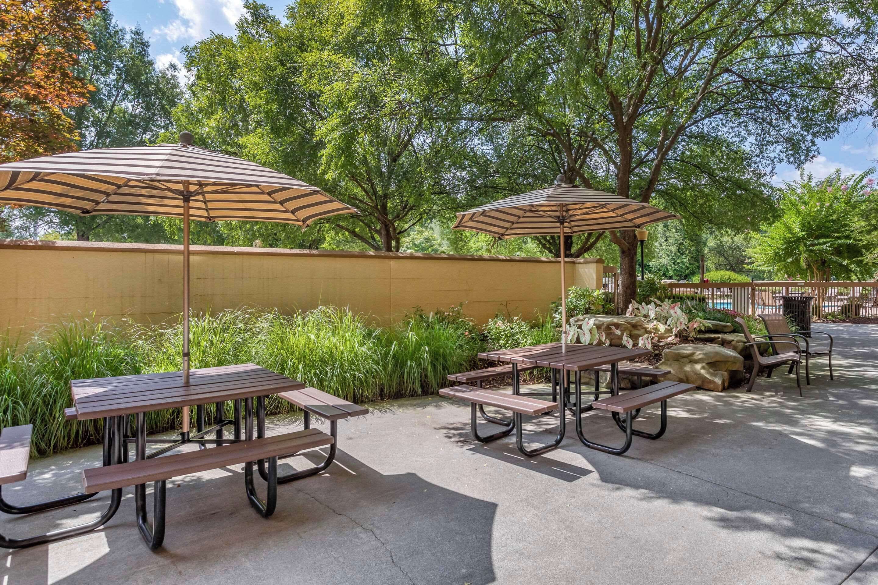 indoor pool, seasonal outdoor pool, pool umbrellas, pool loungers