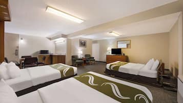 Room, 2 Queen Beds, Non Smoking | In-room safe, individually decorated, individually furnished, desk