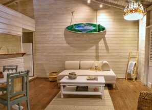 Apartment, 1 King Bed with Sofa Bed, Top Floor (Soup Bowl) | 1 bedroom, premium bedding, free minibar items, in-room safe