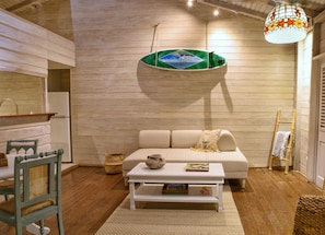 Apartment, 1 King Bed with Sofa Bed, Top Floor (Soup Bowl) | Premium bedding, free minibar items, in-room safe