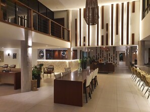 Sala de estar en el lobby