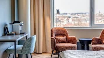 Deluxe Double Room | Premium bedding, memory foam beds, laptop workspace, cribs (free)