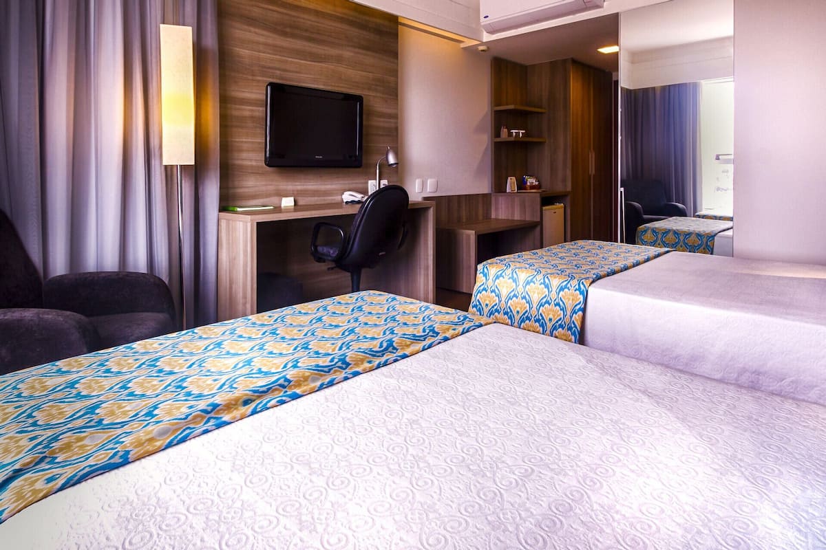 Minibar, in-room safe, desk, blackout curtains
