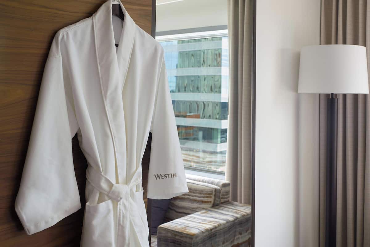 Pillow-top beds, in-room safe, desk, laptop workspace