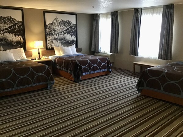 Family Suite, Multiple Beds, Non Smoking | Desk, blackout drapes, iron/ironing board, free cribs/infant beds