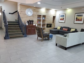 Sala de estar en el lobby