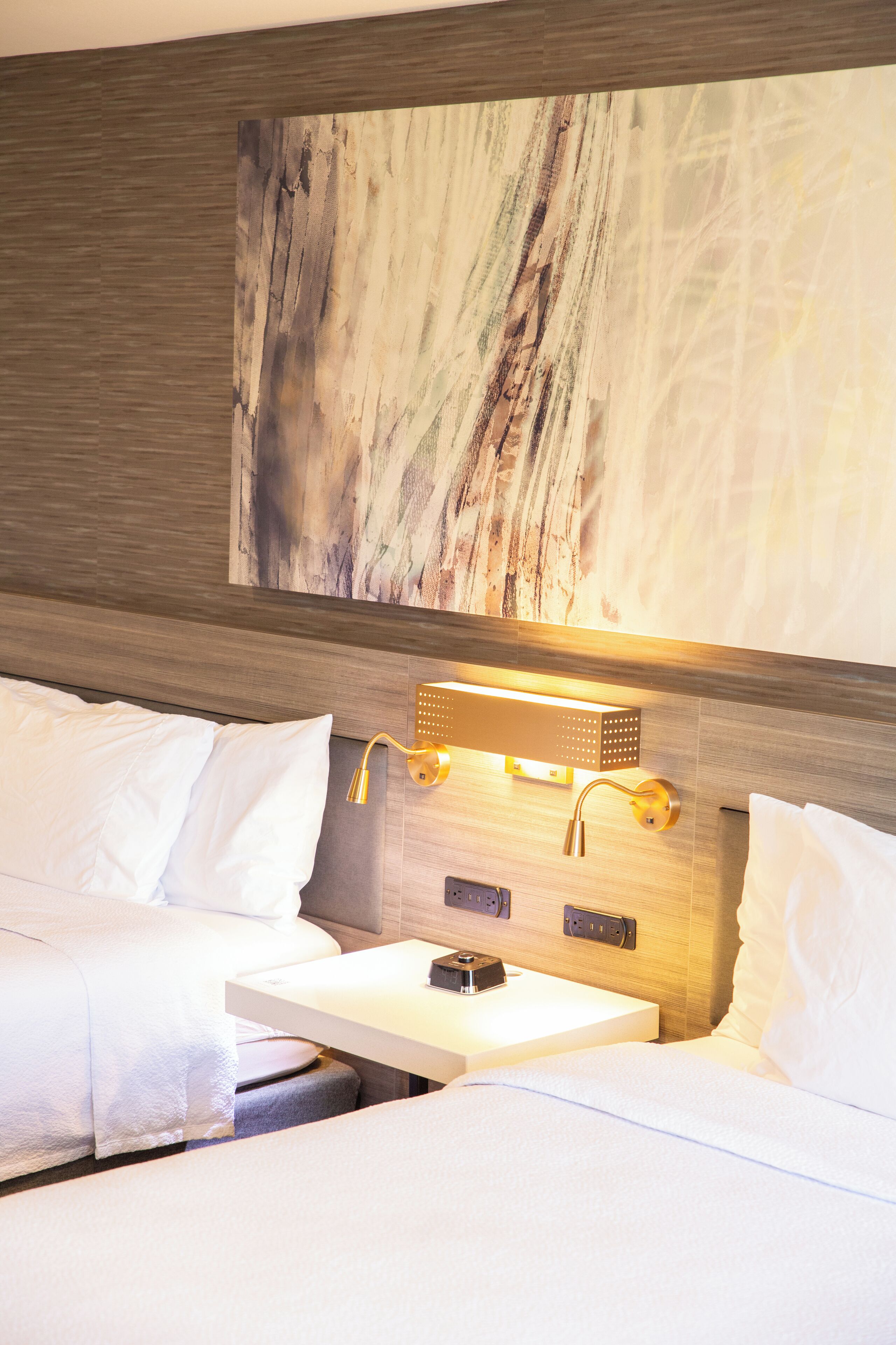 hypo-allergenic bedding, down duvets, in-room safe, blackout curtains