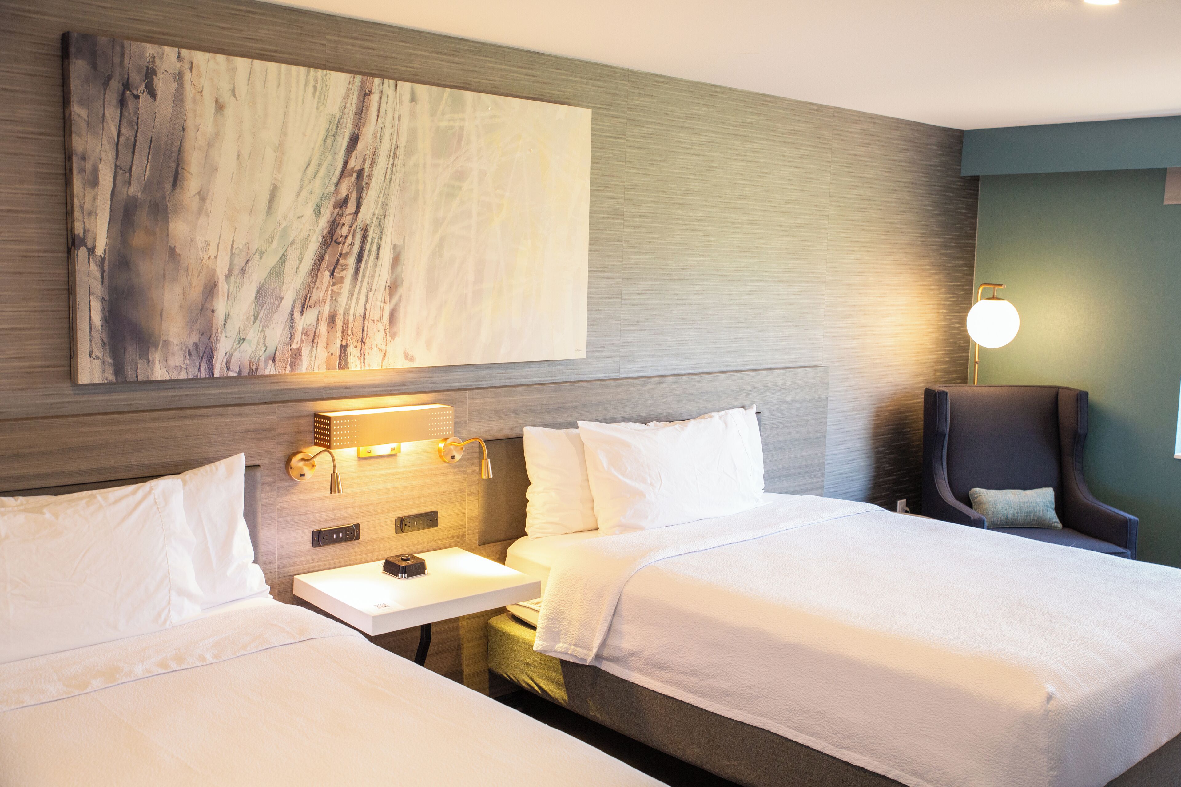 room, 2 queen beds, non smoking | hypo-allergenic bedding, down duvets, in-room safe, blackout curtains