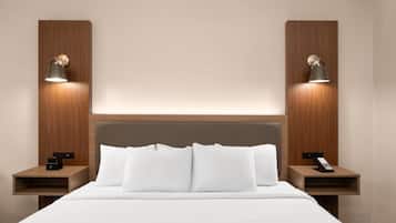 In-room safe, desk, iron/ironing board, WiFi (free)