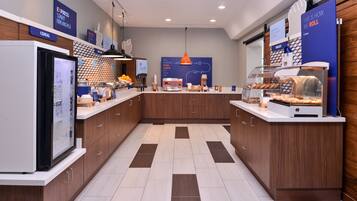 Free daily buffet breakfast