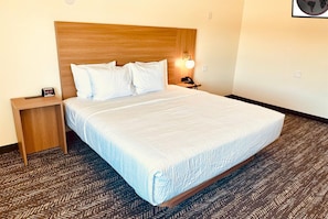 Blackout curtains, free WiFi, bed sheets