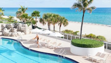 2 outdoor pools, open 8:00 AM to 9:00 PM, pool cabanas (surcharge)