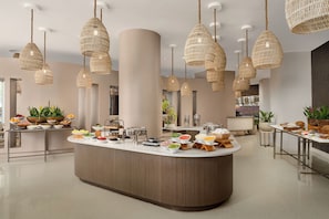 Dagelijks ontbijtbuffet (USD 39.99 per persoon)