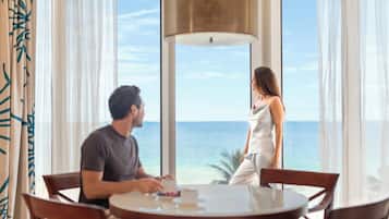 Premium bedding, pillowtop beds, minibar, in-room safe