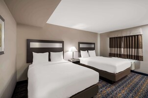 Room, 2 Queen Beds, Non Smoking | 1 bedroom, desk, free WiFi, bed sheets