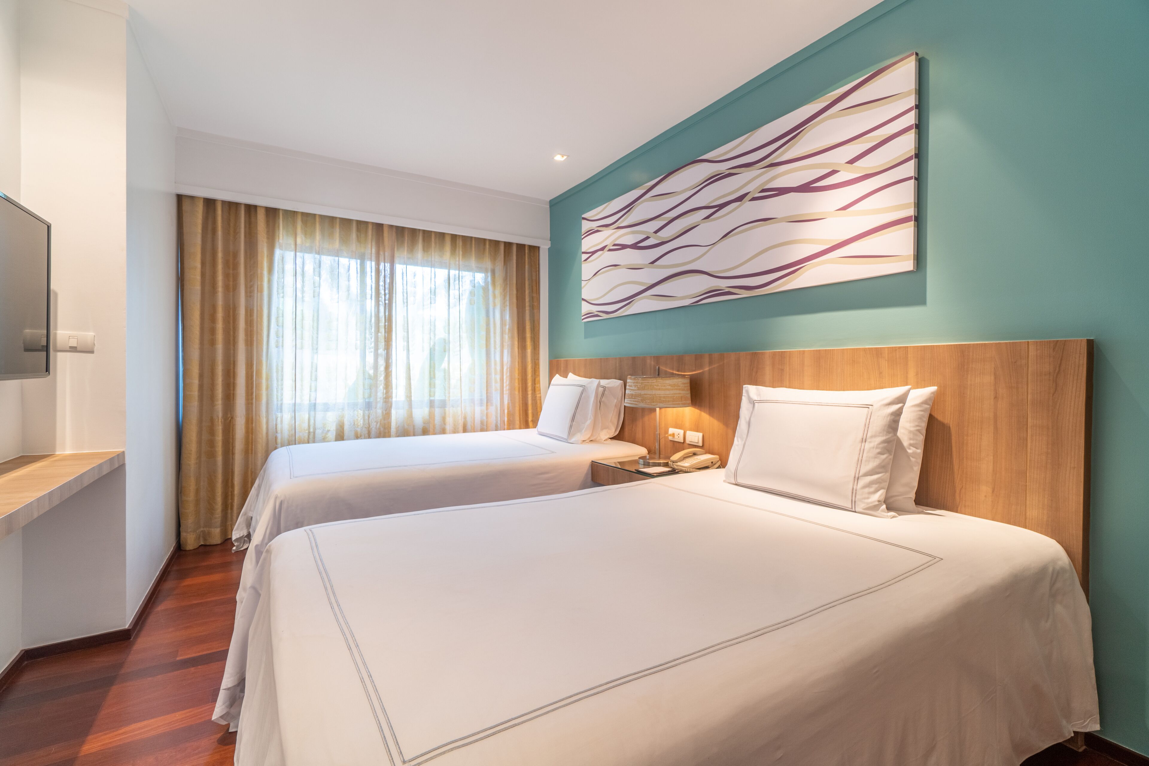 suite, 2 bedrooms, terrace, pool view | 1 bedroom, minibar, in-room safe, desk