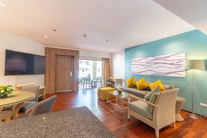 Suite, 2 Bedrooms, Terrace, Pool View | 1 bedroom, minibar, in-room safe, desk - Radisson Resort and Suites Phuket (Kamala)