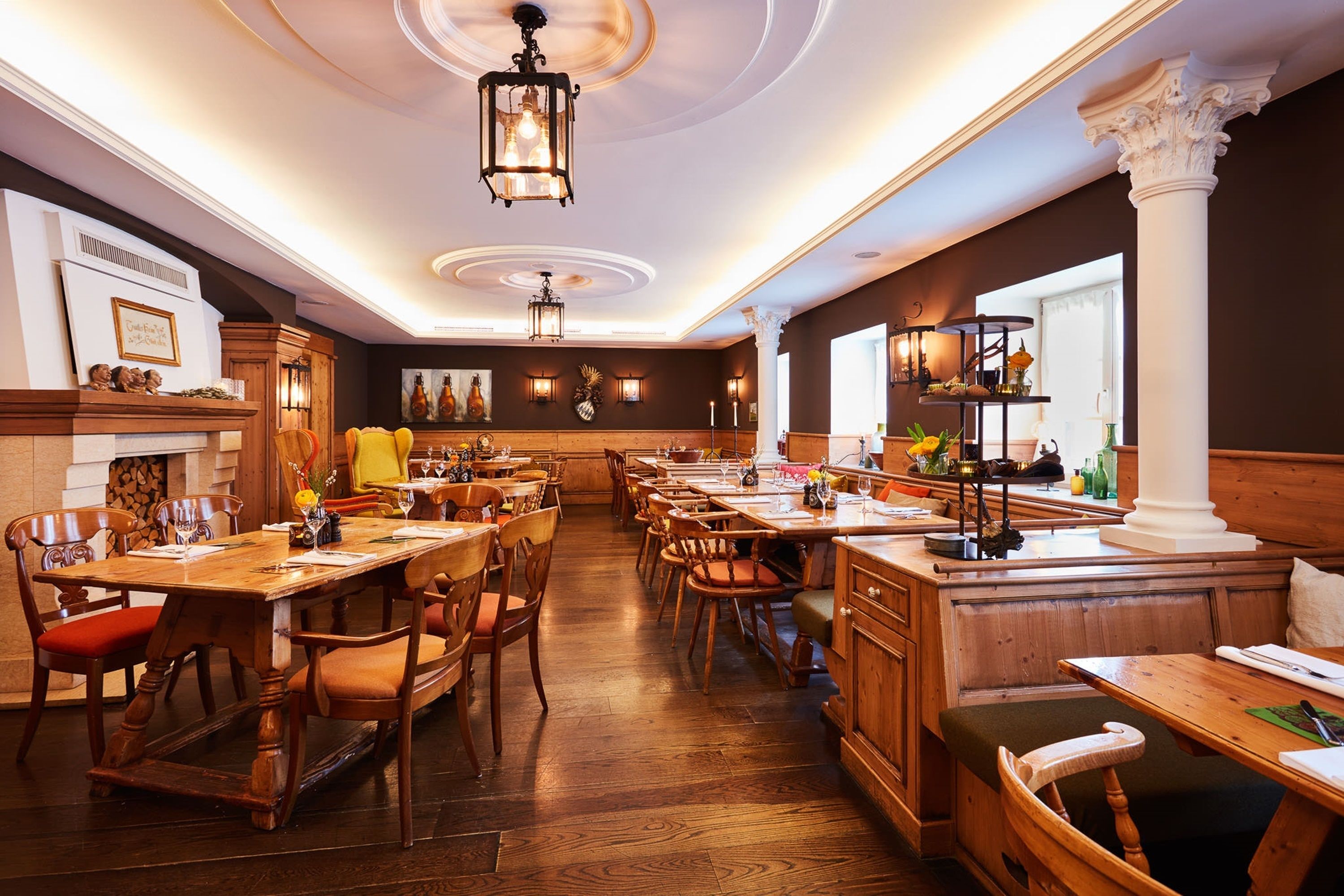 breakfast, lunch, dinner served; local cuisine