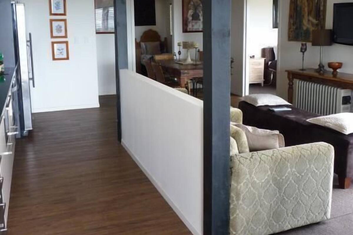 Appartement Deluxe, 2 chambres, vue océan, vue mer | Coin séjour