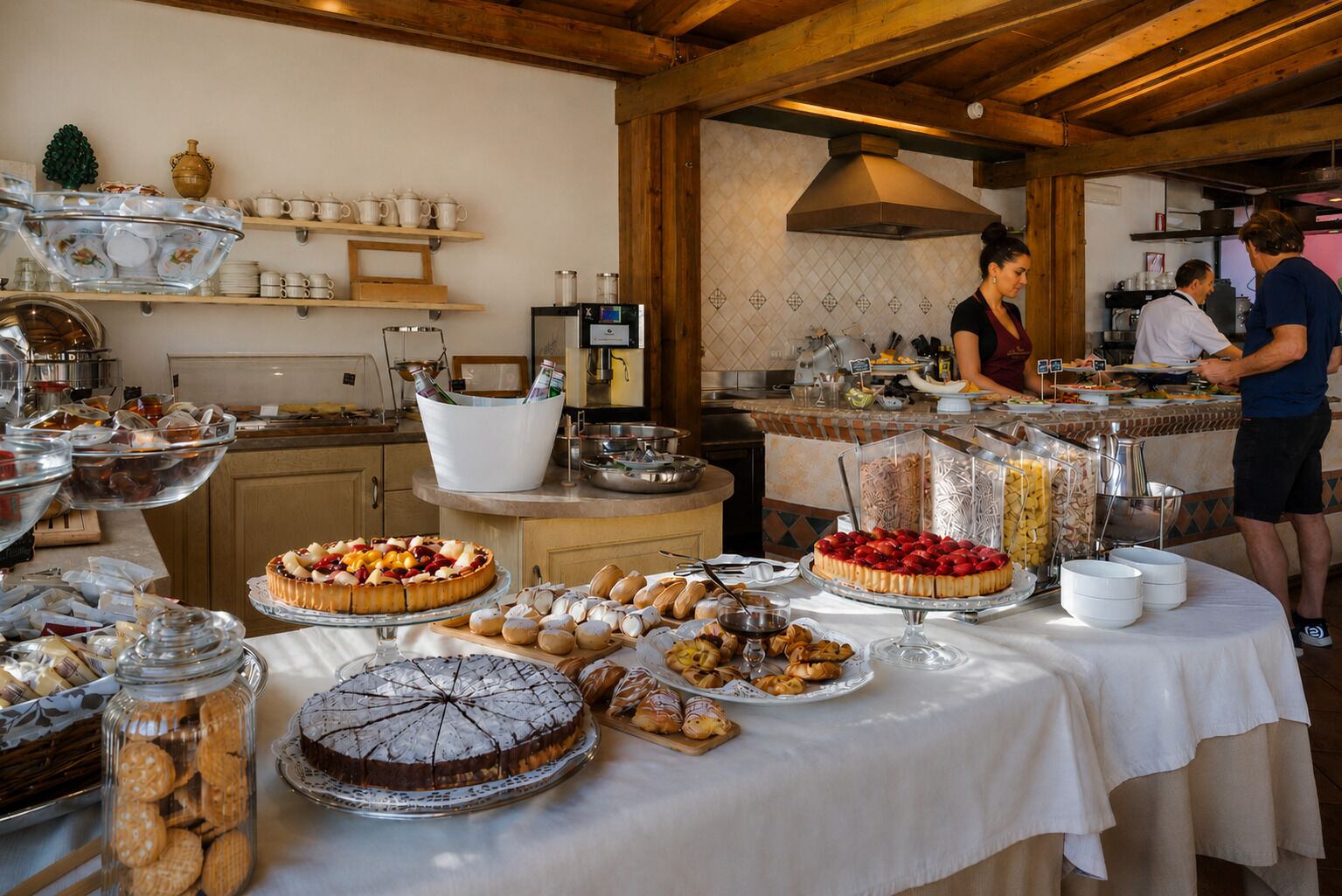 Colazione a buffet inclusa, servita tutte le mattine 