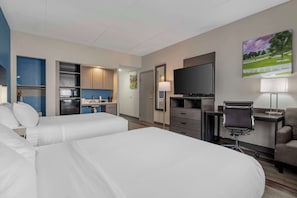 Standard Room, 2 Queen Beds, Accessible, Non Smoking | Premium bedding, pillowtop beds, in-room safe, desk