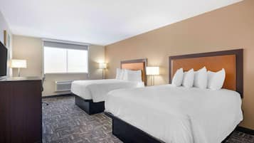 Standard Room, 2 Queen Beds, Smoking, Refrigerator & Microwave