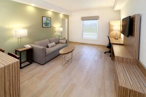 Suite, 1 Bedroom, Non Smoking (1 King Bed) | Premium bedding, in-room safe, desk, laptop workspace