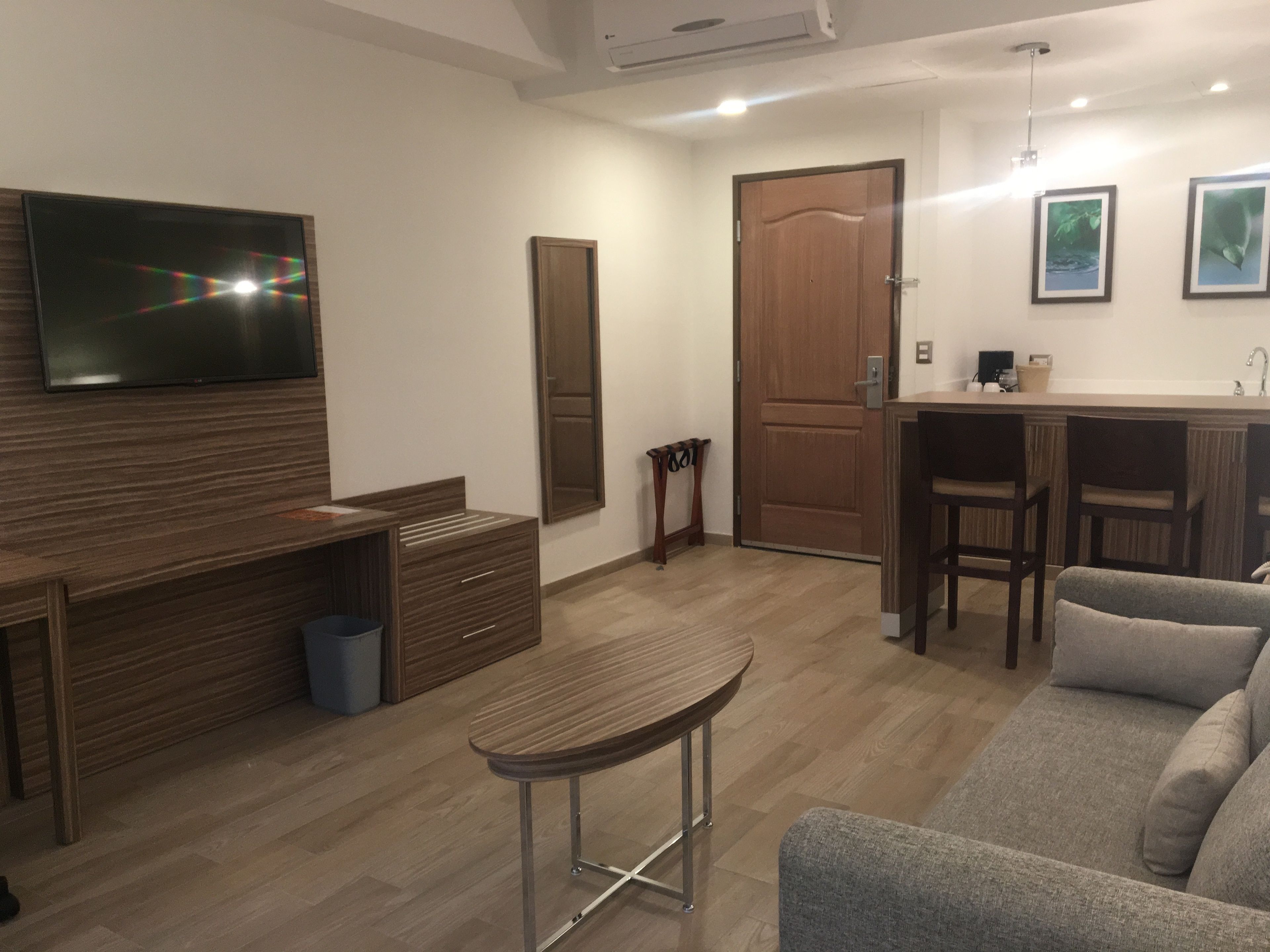 suite, 1 bedroom, non smoking (1 king bed) | living room | 42-inch flat-screen tv with cable channels, tv